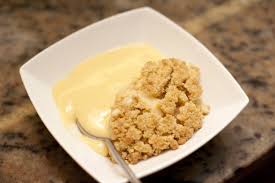Apple Crumble & Custard